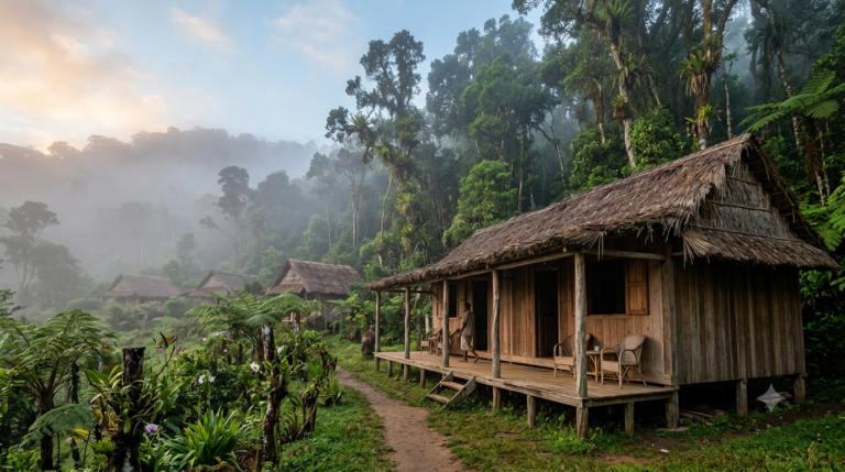 ecolodge à la montagne d'Ambre